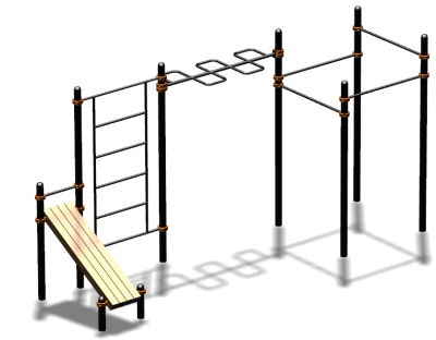 Спортивный комплекс воркаут ВС-74 в Москве