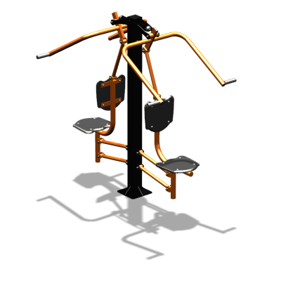 Уличный тренажер  "Верхняя тяга двойная"  УТ207 в Москве