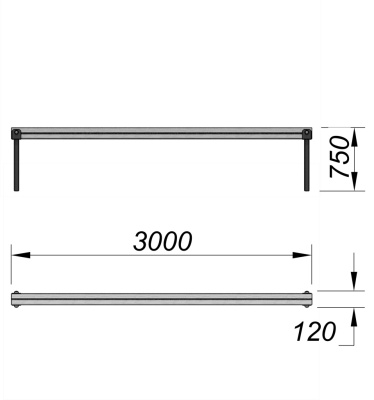Бум бревно ДСК 3540 в Москве